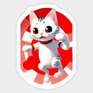 funny cat Sticker